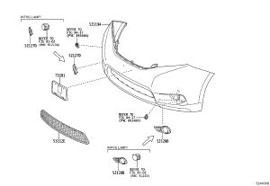 Front Bumper Cover 52119-08905 for Toyota Sienna