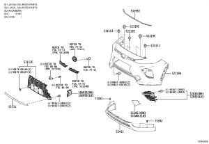 Front Bumper Garnish (Lower) 52711-0R130 for Toyota WILDLANDER