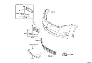 Front Bumper Skin 52119-0T901 for Toyota Venza