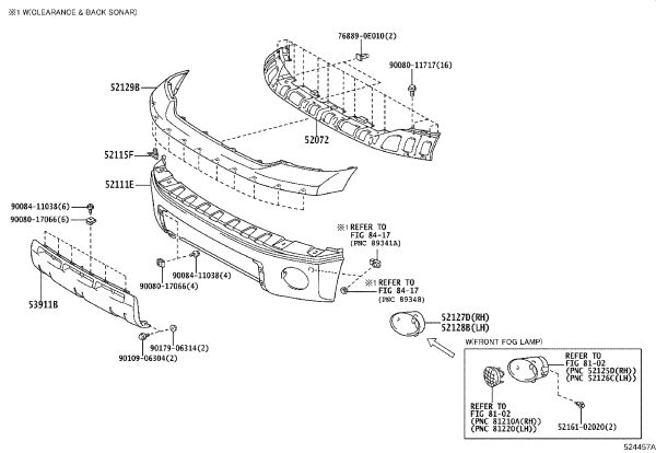 Front Bumper Trim Upper 52129-0C901 for Toyota Tundra