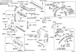 Radiator Louver Sub-Assembly 53019-07010 for Toyota Avalon