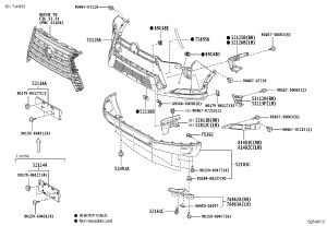 Front Bumper Sub-Assembly 52101-60420 for Lexus GX550