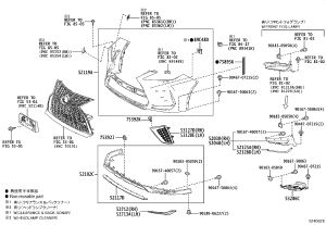 Front Bumper Right Side Protector 52712-48060 for Lexus RX Series