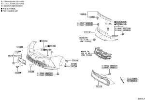 Front Bumper Cover 52119-0X966 for Toyota Camry
