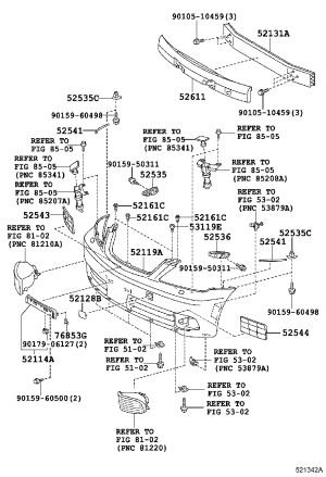 Front License Plate Bracket 52114-0N901 for Toyota Crown
