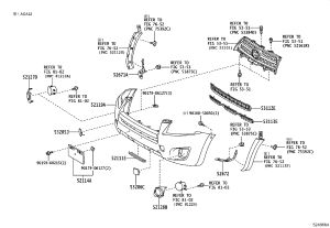 Front License Plate Holder 52114-0R030 for Toyota RAV4