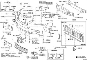 Front License Plate Bracket 52114-30230 for Lexus GS Series