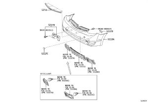 Front License Plate Bracket 52114-47040 for Toyota Prius