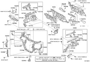 Upper Radiator Shield 53295-48010 for Toyota Harrier