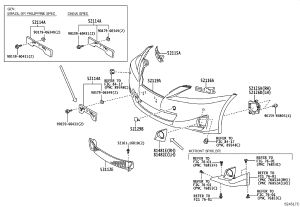 Front Fog Light Bracket Left 52126-53030 for Lexus IS250