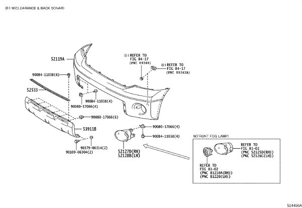 Front Bumper Skin 52119-0C944 for Toyota Tundra