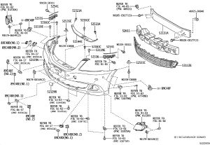 Front Bumper Foam 52611-0N030 for Toyota Crown