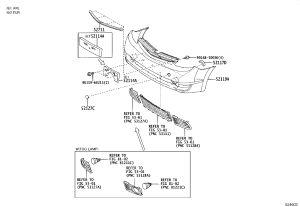 Front Bumper Skin 52119-47904 for Toyota Prius