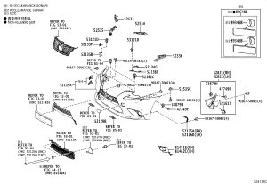 Front Bumper Side Support Bracket 52533-53020 for Lexus IS