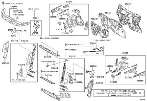 Right Radiator Support Bracket 52129-0R020 for Toyota RAV4