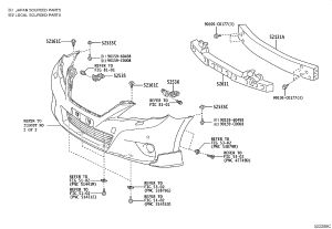 Front Bumper Bracket (Right) 52535-0P020 for Toyota Reiz