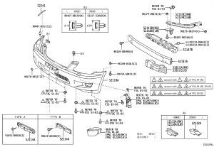 Front Bumper Reinforcement 52131-53020 for Lexus IS200