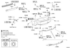 Snap Fastener 90189-06242 for Toyota Alphard