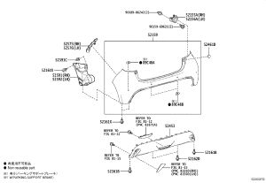 Snap Fastener 90467-06121 for Toyota ALPHARD