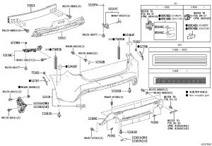 Rear Bumper Bolt Cover 52162-53904 for Toyota MARK X