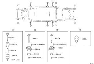 Cabin Suspension No. 3 Buffer Pad Subassembly 52205-0C070 for Toyota Tundra