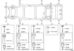 Bolt 52217-35180 for Toyota 4RUNNER