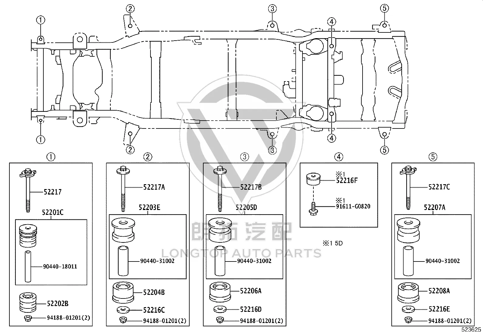 Sleeve 90440-18011 for Toyota 4Runner