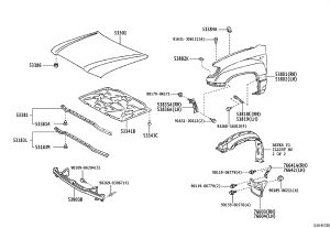 Front Fender Right 53811-60A20 for Toyota Land Cruiser