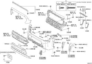Front Bumper No. 2 Lower Mounting Bracket 52527-0C010 for Toyota Tundra