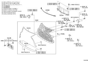 Radiator Grille No.1 53121-48190 for Lexus RX Series