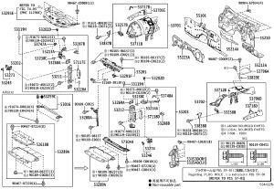 Radiator Support Upper Crossmember 53205-0N021 for Toyota Crown