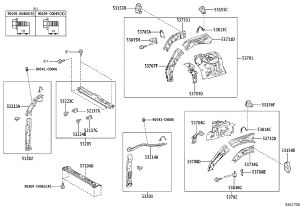 Toyota Headlight Mounting Upper Left 532140R060 for RAV4 PHEV
