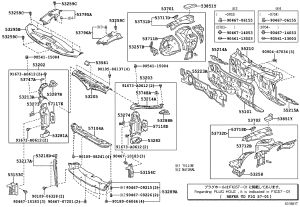 Radiator Support Cover 53295-30090 for Lexus GS