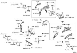 Radiator Support Upper Crossmember 53205-48091 for Lexus RX