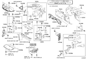 Front Left Fender Bracket 53838-53030 for Lexus IS