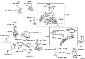 Front Hood Lock Bracket 53209-60210 for Toyota Land Cruiser