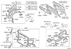 Front Hood Lock Bracket 53208-0K040 for Toyota Fortuner