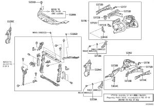 Radiator Side Air Guide Left 53294-76010 for Lexus CT200H