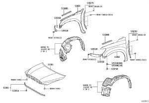 Left Front Fender Apron 53932-0C903 for Toyota Tundra