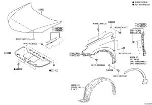Front Fender Right 53811-0R110 for Toyota RAV4