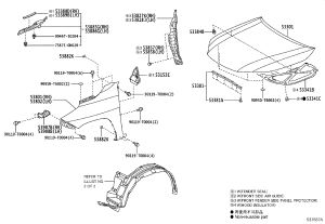 Front Hood 53301-KK011 for Toyota Hilux