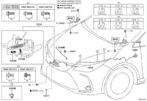 Front Hood Lock 53510-02A80 for Toyota Allion