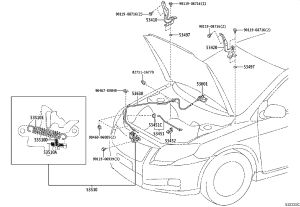 Front Hood Hinge 53410-12550 for Toyota Corolla