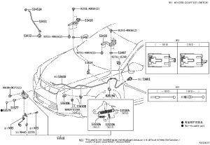 Hood Lock Mechanism 53510-76040 for Lexus CT200H
