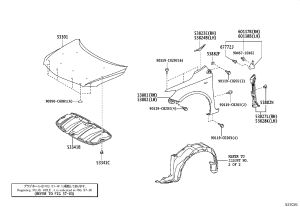 Front Fender (Left) 53812-02210 for Toyota Corolla