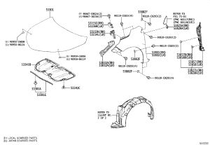 Front Fender Left 53812-02430 for Toyota Levin