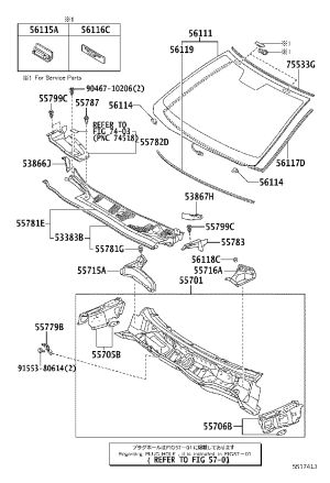 Front Bumper Corner Cover Left 53867-50040 for Lexus LS460