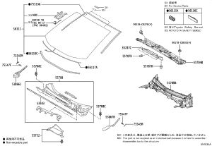 Front Windscreen 56101-0R471 for Toyota Wildlander