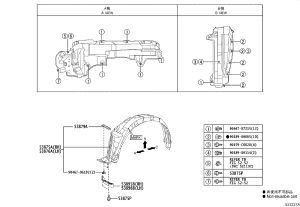 Snap fastener 53879-0R030 for Toyota RAV4