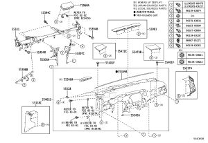 Snap Fastener 55345-12060 for Toyota Avalon